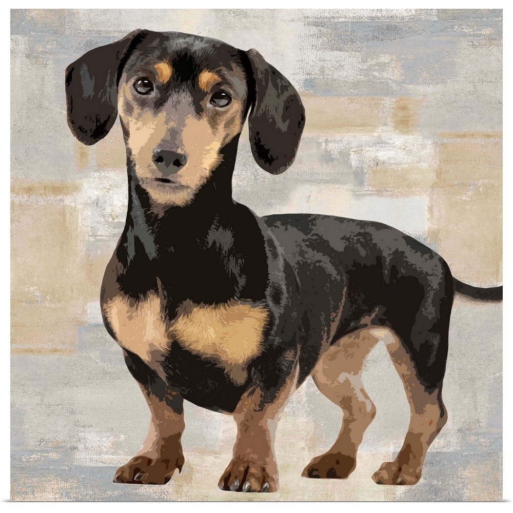 Dachshund Poster Art Print, Dog Home Decor | eBay