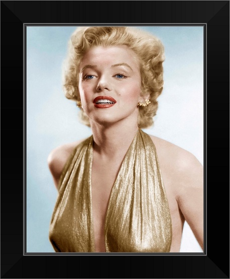 Marilyn Monroe - Vintage Publicity Photo Black Framed Wall Art Print Celebrity