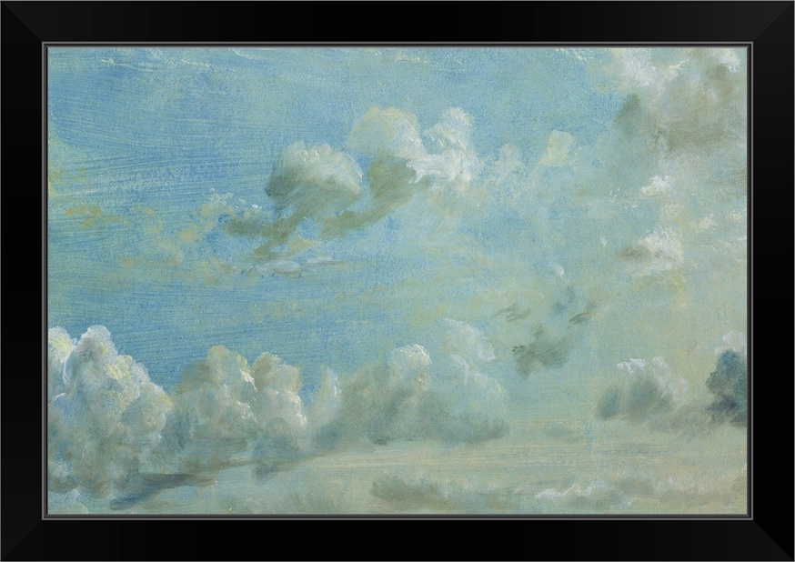 Study of Cumulus Clouds, 1822 Black Framed Wall Art Print ...