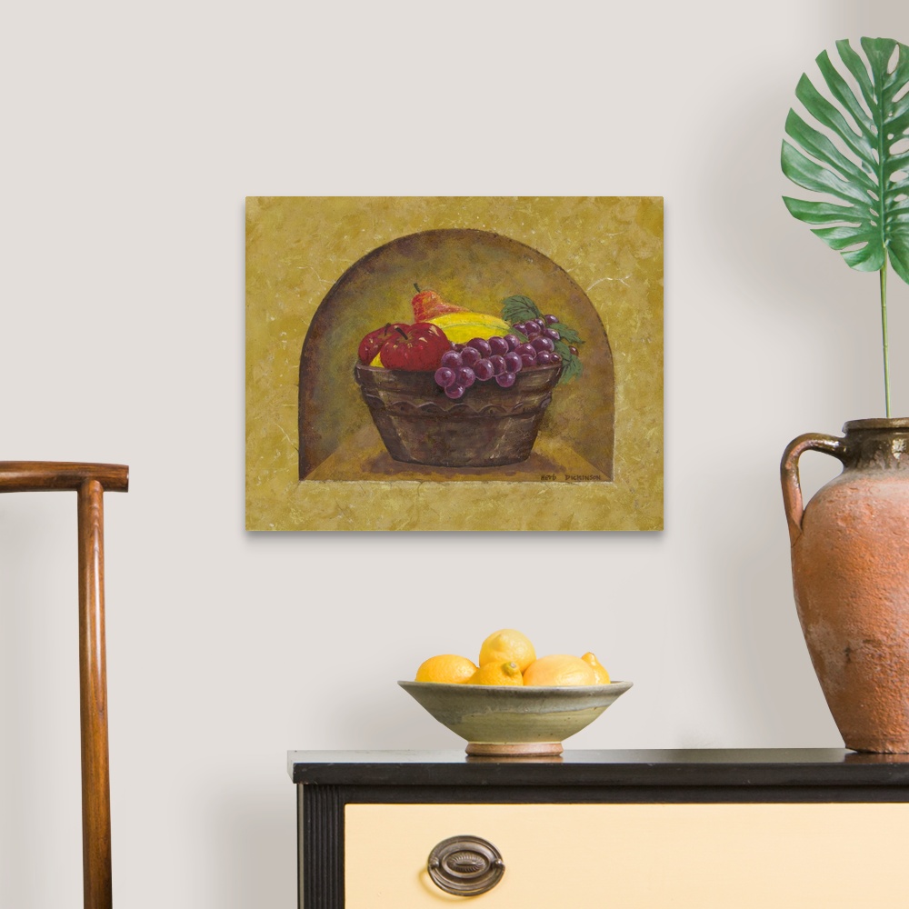 Fruit Niche Canvas Wall Art Print Still Life Home Decor Ebay