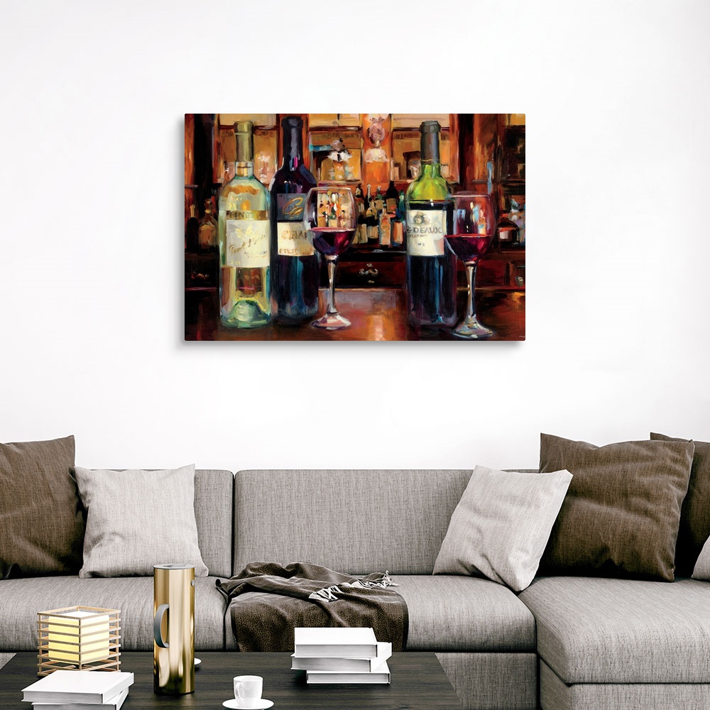 Reflection of Wine Canvas Art Print | eBay