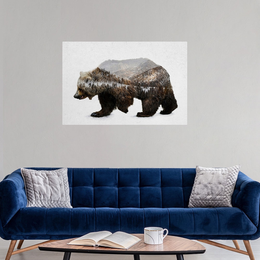 The Kodiak Brown Bear Poster Print | eBay