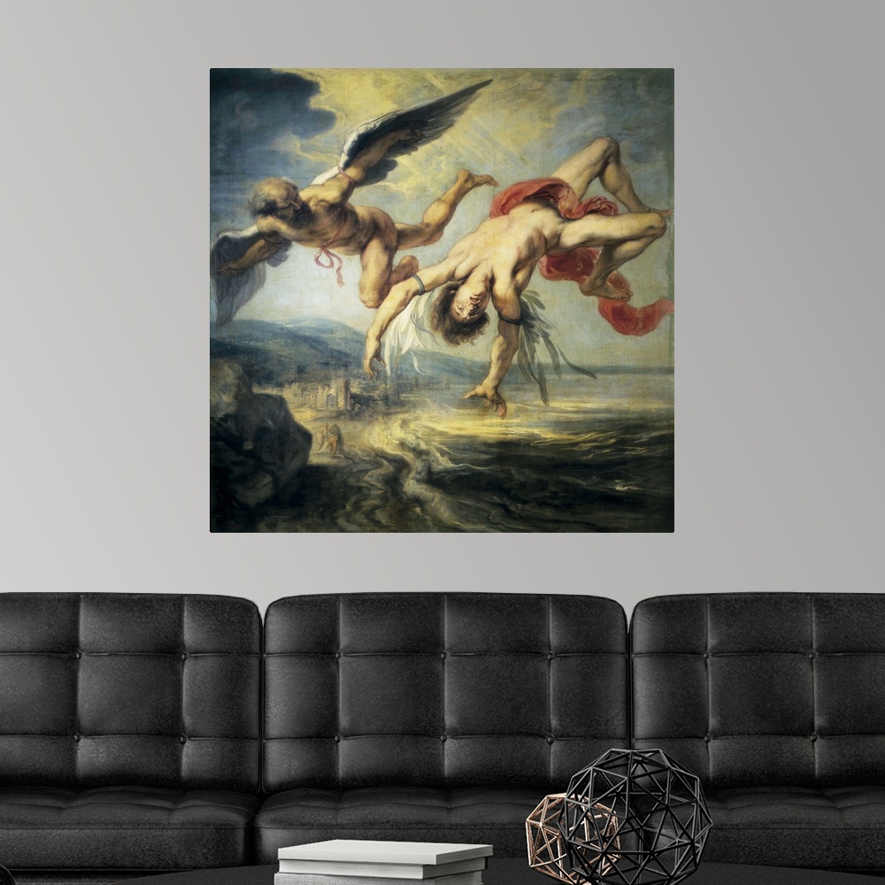 The Fall of Icarus by Jacob Peter Gowy Poster Print | eBay