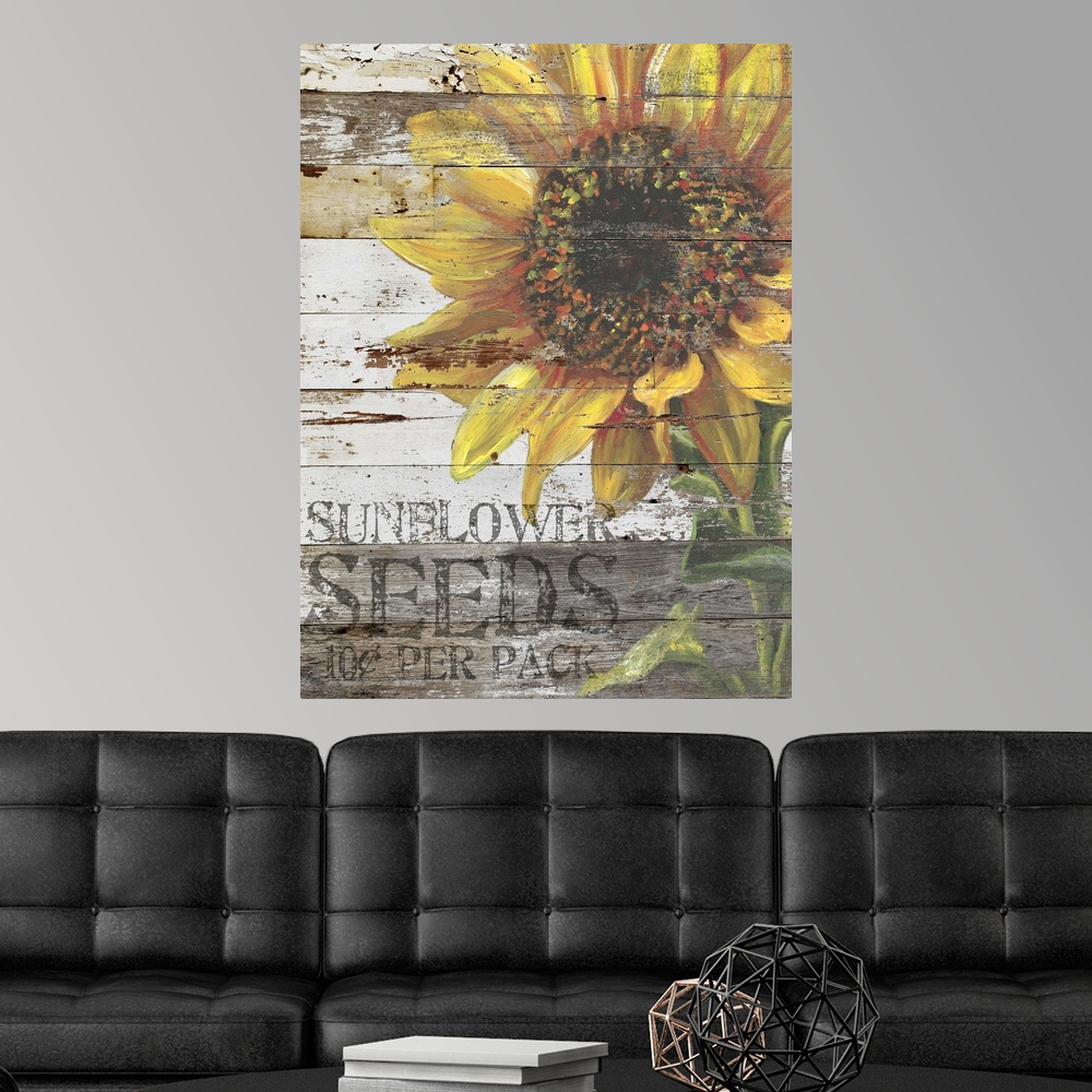 Sunflower Seeds Sign Poster Print | eBay