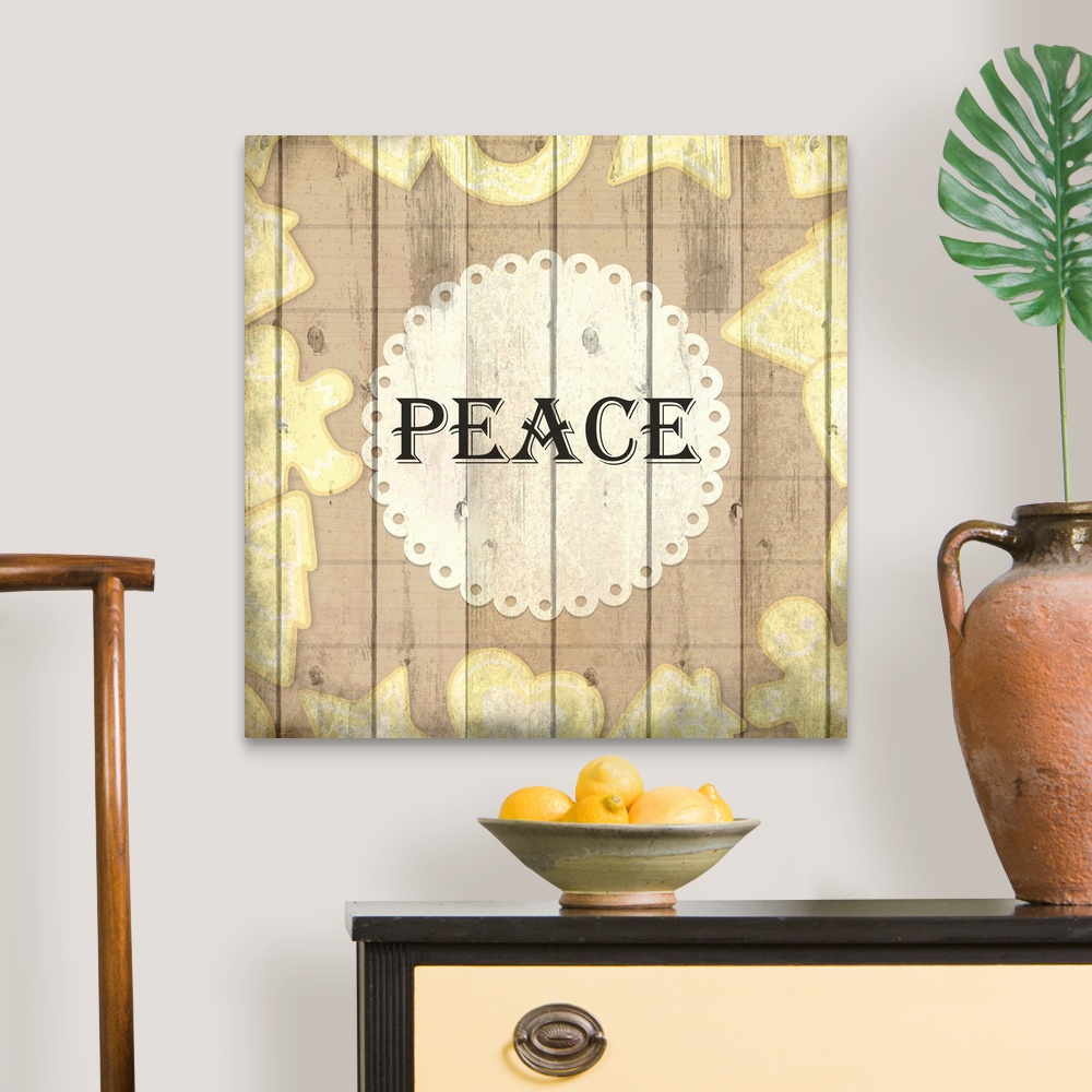 Christmas Peace Canvas Wall Art Print, Christmas Home Decor | eBay