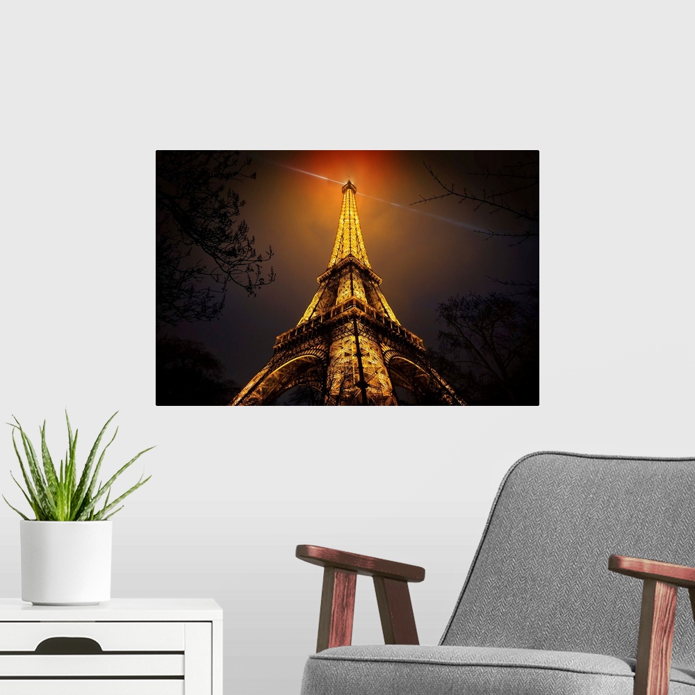 La Tour Eiffel Poster Art Print, Eiffel Tower Home Decor | eBay
