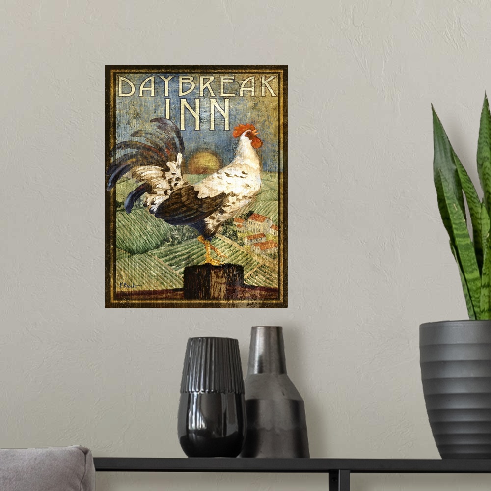 Rooster Signs I Poster Art Print, Rooster Home Decor | eBay