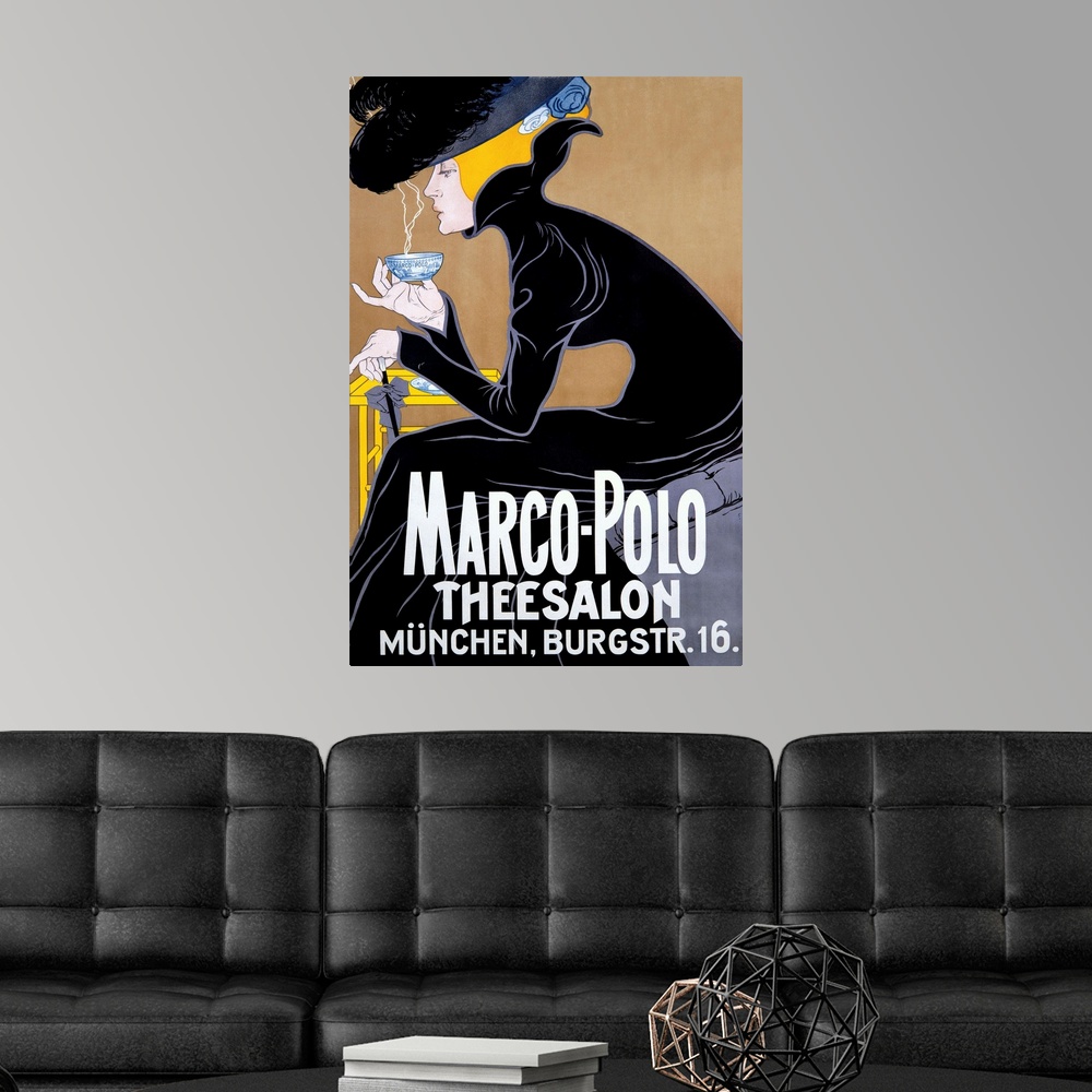 Marco Polo Tea Vintage French Poster — MUSEUM OUTLETS