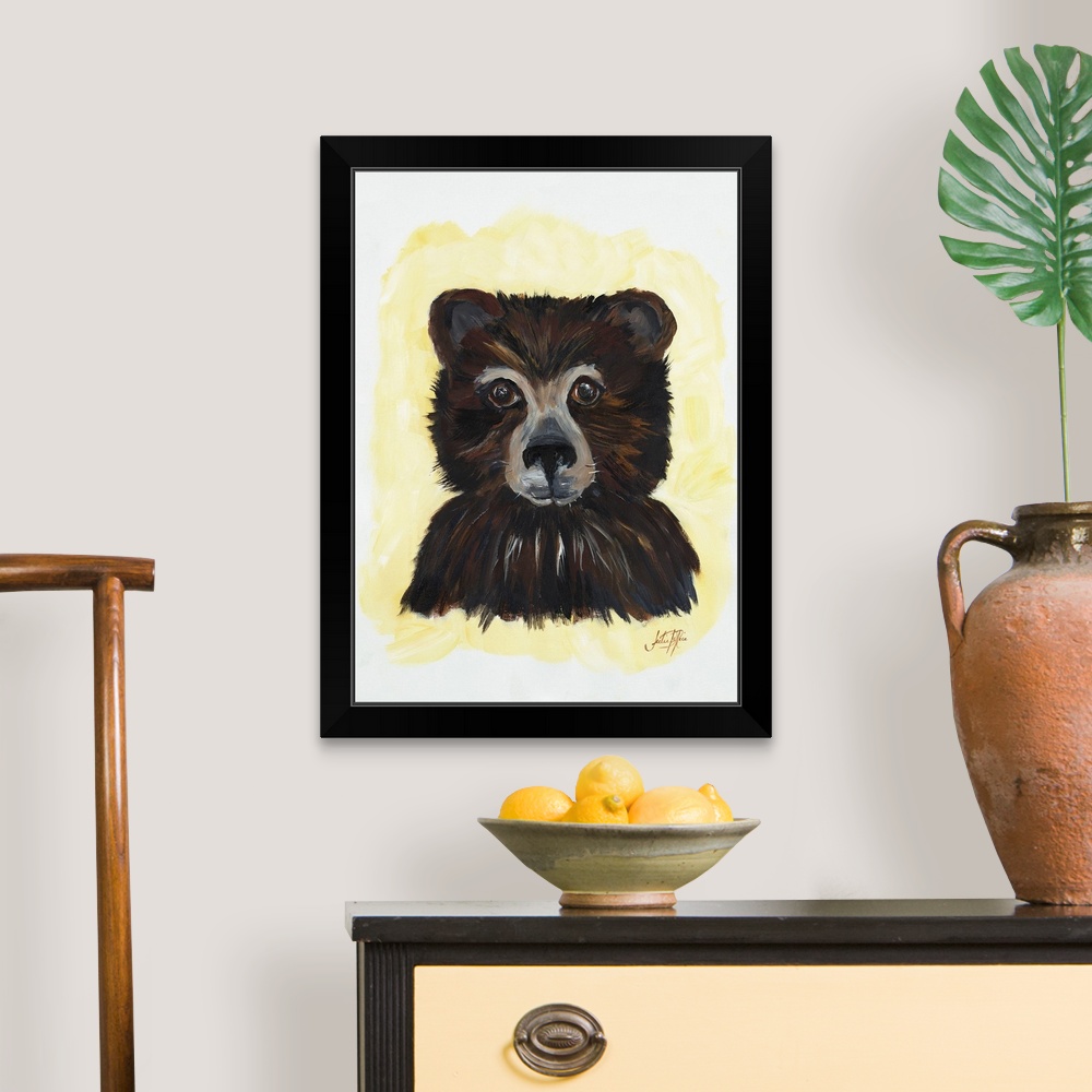 Bear Bear Black Framed Wall Art Print, Bear Home Decor | eBay
