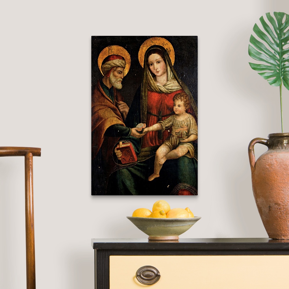 Holy Family, by anonymous Emilian Canvas Wall Art Print, Home Decor | eBay
