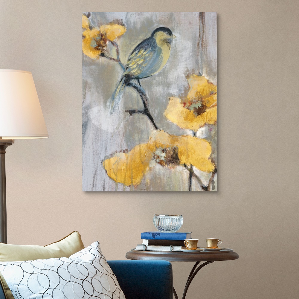 Bluebird I Canvas Wall Art Print, Bird Home Decor | eBay