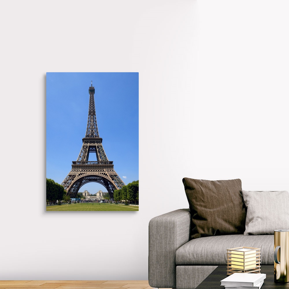Eiffel Tower, Paris, France Canvas Wall Art Print, Eiffel Tower Home ...