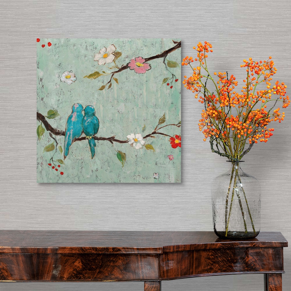 Love Birds IV Canvas Wall Art Print, Home Decor | eBay